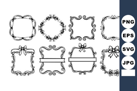 Classic Elegance for Modern Design: Vintage Frames with Flora