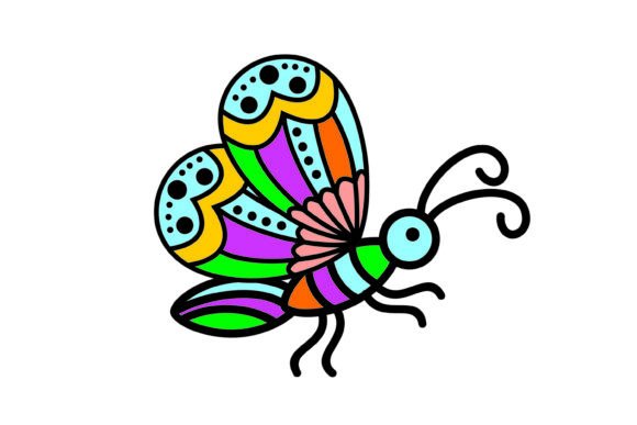 Colorful Butterfly in Decorative: A Creative Typeface for Modern Brands