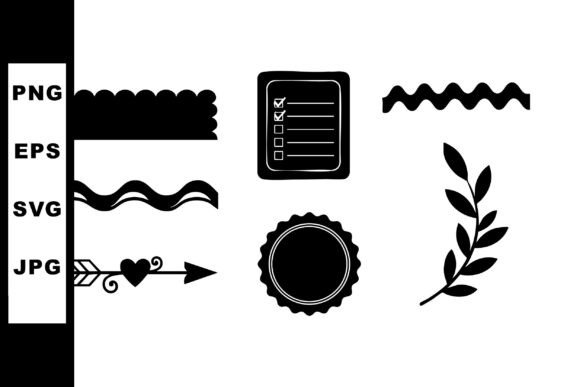 Decorative Black Vector Shapes for Every Project