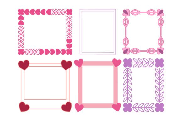 Designing Romance with Cute Valentine Decorative Border Frames