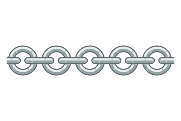 Exploring the Decorative Chain with Round Metal Links Font