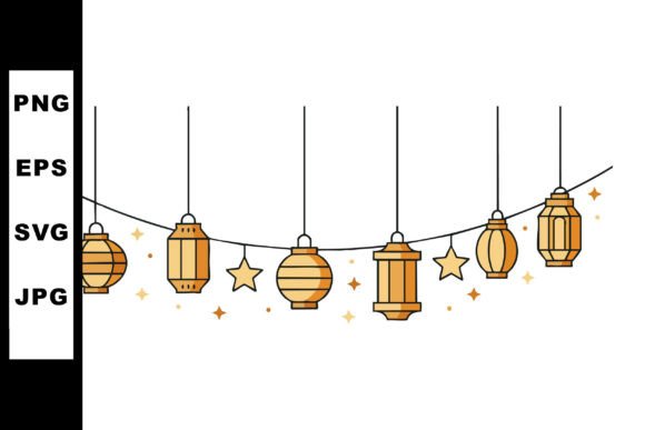 Illuminate Your Projects with Decorative Hanging Lanterns Garland