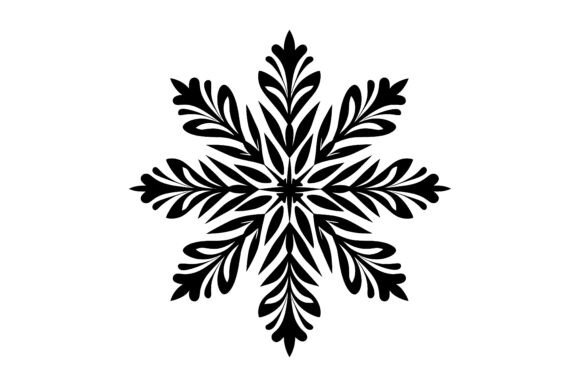 Unlocking Winter Magic with Decorative Snowflake Silhouette
